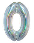 Syndrandi (Iridescent) tölustafablöðrur, 76 cm