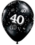 40 ára blöðrur (2 litir)