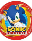 Rauðir Sonic kökudiskar 8stk