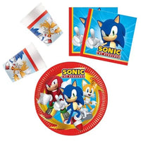 Rauðir Sonic kökudiskar 8stk