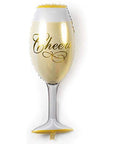 Gyllt "Cheers" álblaðra, 80cm