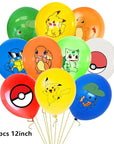 Pokémon blöðrur (10 teg.) 28cm