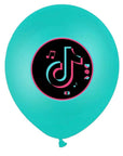 TikTok blöðrur (6 teg.) 28cm
