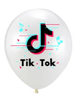 TikTok blöðrur (6 teg.) 28cm