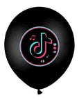 TikTok blöðrur (6 teg.) 28cm