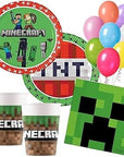 Minecraft matardiskar 8 stk