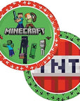 Minecraft matardiskar 8 stk