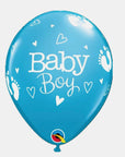 “Baby Boy” blöðrur bláar (2 litir) 28cm