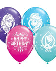 Frozen “Happy Birthday” blöðrur (4 litir)