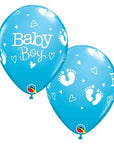 “Baby Boy” blöðrur bláar (2 litir) 28cm