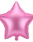 Mattar stjörnulaga álblöðrur (margir litir) 43cm