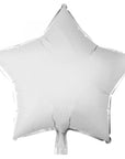 Mattar stjörnulaga álblöðrur (margir litir) 43cm