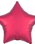 Mattar stjörnulaga álblöðrur (margir litir) 43cm