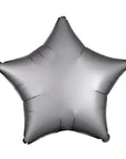 Mattar stjörnulaga álblöðrur (margir litir) 43cm