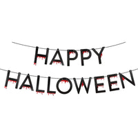 Blóðug “Happy Halloween” skrautlengja 3m