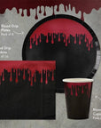 Halloween pappaglas - 8stk