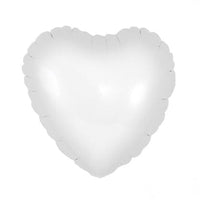 Mattar hjartalaga álblöðrur (margir litir) 45cm