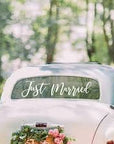 “Just married” bíla límmiði