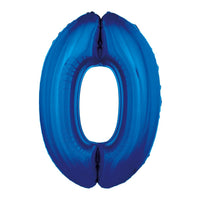 Risa kóngabláar tölustafablöðrur, 92 cm
