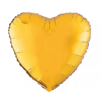 Mattar hjartalaga álblöðrur (margir litir) 45cm
