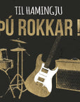 Lítil afmæliskort (3 mismunandi teg.)