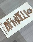Afmæliskort (2 litir)