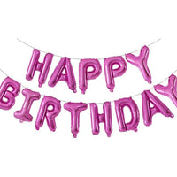 “Happy Birthday” blöðrulengjur (margir litir í boði) 35-40 cm