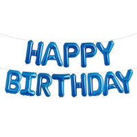 “Happy Birthday” blöðrulengjur (margir litir í boði) 35-40 cm