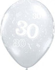 30 ára blöðrur (2 litir) 28cm
