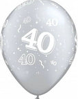 40 ára blöðrur (2 litir)