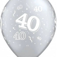 40 ára blöðrur (2 litir)