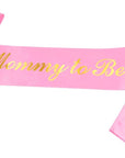 Bleikur “Mommy to Be” borði