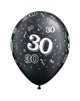 30 ára blöðrur (2 litir) 28cm