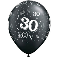 30 ára blöðrur (2 litir) 28cm