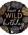 Svört “have a WILD birthday” álblaðra  46cm