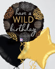 Svört “have a WILD birthday” álblaðra  46cm