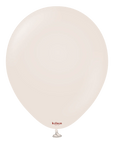 Kremuð Retro White mött blaðra 30 cm