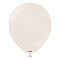 Kremuð Retro White mött blaðra 30 cm