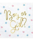 “Boy or Girl” matarservíettur 20 stk