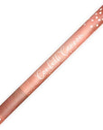 Rósagyllt hjarta confetti sprengja 60cm