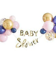Baby Shower blöðruskreytingar kit - 2 metrar