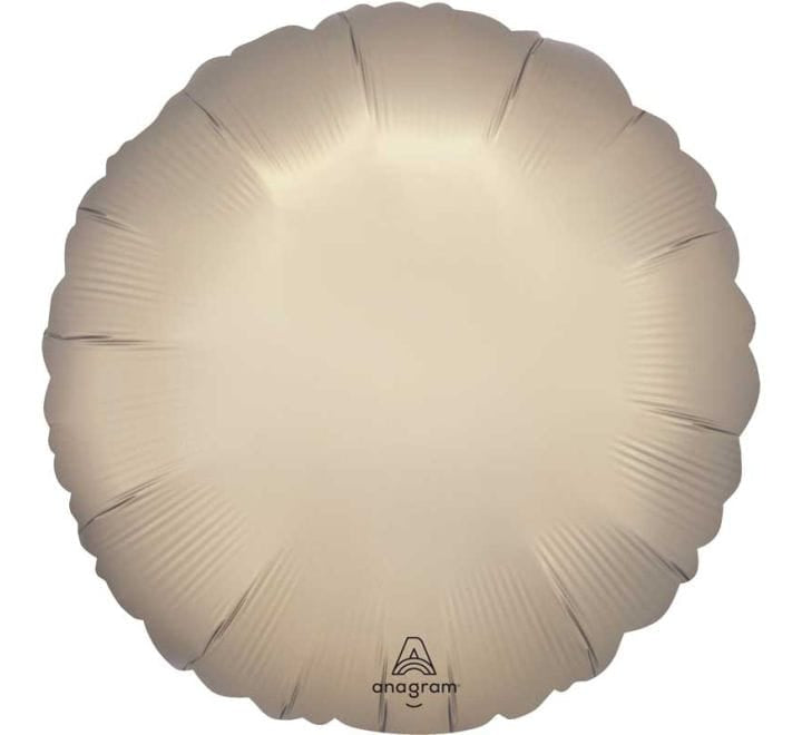 White Gold mött satín álblaðra  45cm
