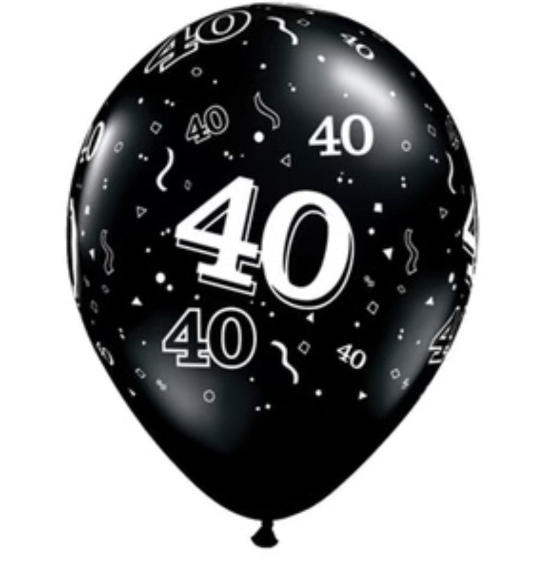 40 ára blöðrur (2 litir)