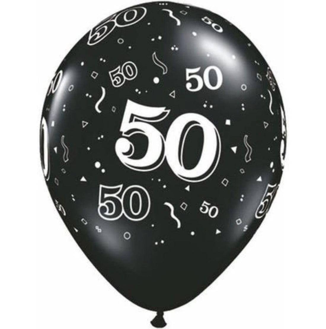 50 ára blöðrur (2 litir) 28cm