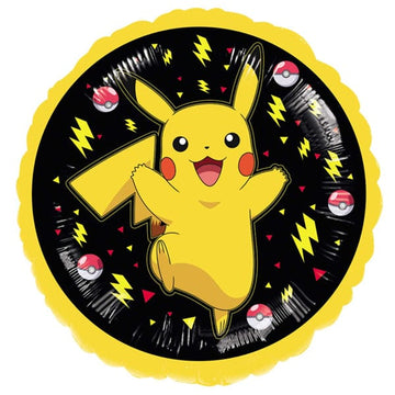 Svört og gul Pokemon álblaðra - 43cm