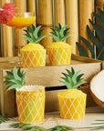 Ananas box og matar pinnar - 10 stk.