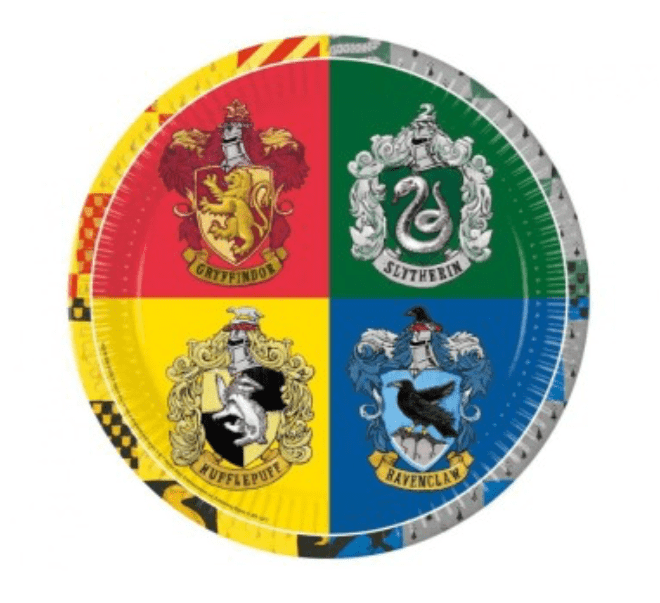 Harry Potter heimilin matardiskar 8 stk