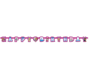 “Happy Birthday” hvolpasveita fánalengja