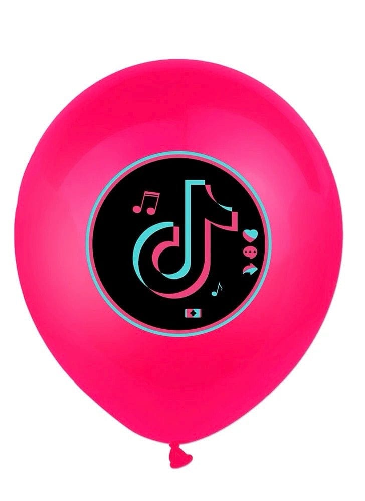 TikTok blöðrur (6 teg.)  28cm