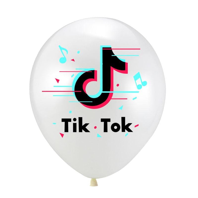TikTok blöðrur (6 teg.)  28cm